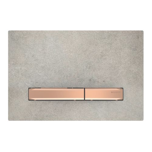 GEBERIT SIGMA ACTUATOR PLATE 115.670.JV.2 CONCRETE LOOK - RED GOLD