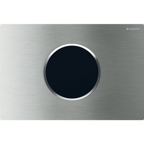 GEBERIT SIGMA 10 AUTOMATIC/TOUCHLESS DUAL FLUSH PLATE 115.906.SN.6 BRUSHED SCREWABLE