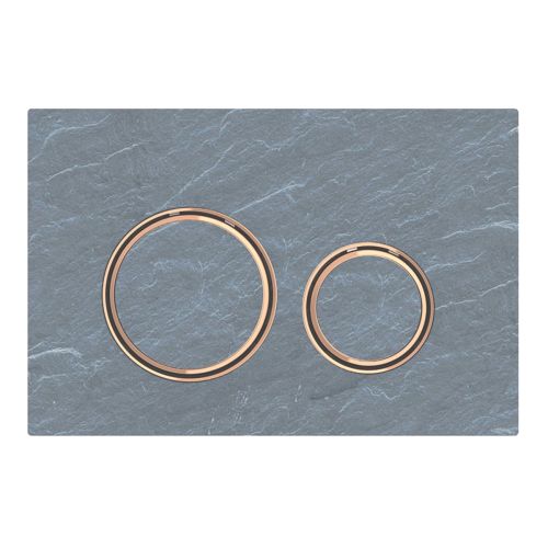 ΠΛΑΚΕΤΑ GEBERIT SIGMA 21 115.650.JM.1 MUSTANG SLATE / RED GOLD