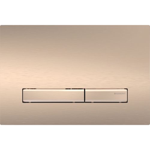 ACTUATOR PLATE GEBERIT SIGMA 50 115.670.QB.2 RED GOLD BRUSHED