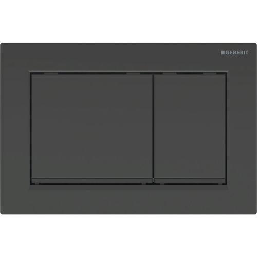 ΠΛΑΚΕΤΑ GEBERIT OMEGA 30 115.080.DW.1 ΜΑΥΡΗ