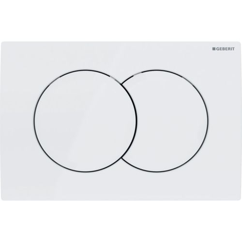 ΠΛΑΚΕΤΑ GEBERIT DELTA 01 115.107.11.1 ΛΕΥΚΗ