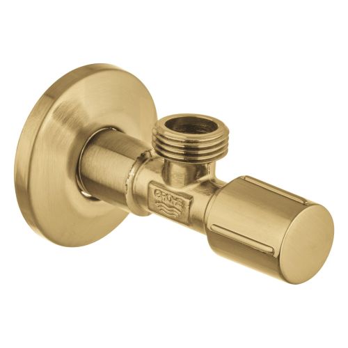 ANGLE VALVE ENTRANCE AND OUTLET 1/2-1/2  22041GN0 BRUSHED COOL SUNRISE GROHE