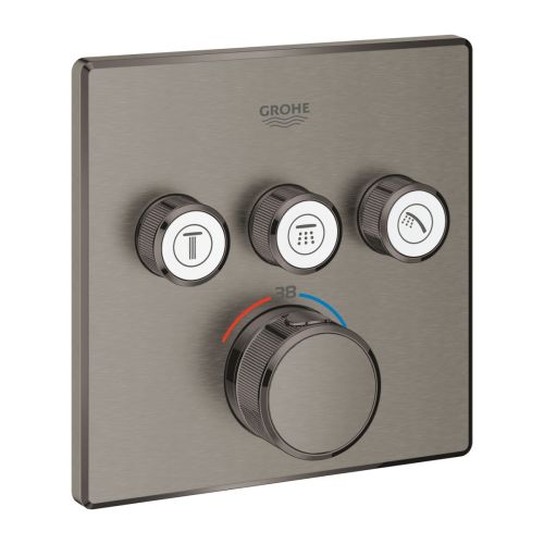 GROHTHERM SMARTCONTROL THERMOSTAT BUILT IN III 29126AL0 BRUSHED HARD GRAPHITE GROHE