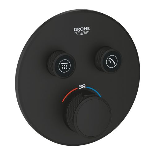 ΑΝΑΜΙΚΤΗΣ GROHTHERM SMARTCONTROL II 29507KF0 ΘΕΡΜΟΣΤΑΤΙΚΟΣ PHANTOM BLACK GROHE