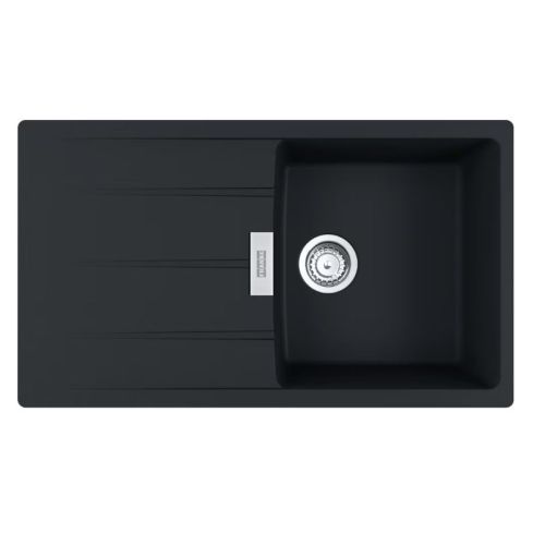 ΝΕΡΟΧΥΤΗΣ ΕΝΘΕΤΟΣ ΓΡΑΝΙΤΗ 86x50cm CENTRO CNG 611 ΜΑΥΡΟ ΜΑΤ FRANKE