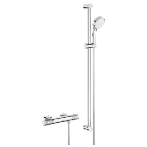 SHOWER RAIL SET GROTHERM PERFORMANCE 1000 WITH MIXER CHROME GROHE