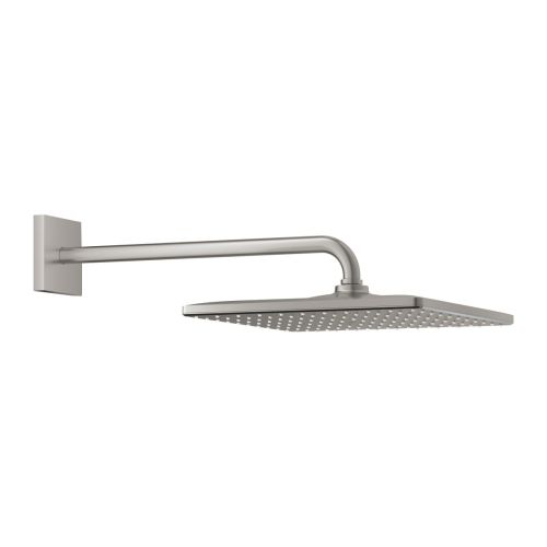 WALL ARM AND SHOWER HEAD 42cm RAINSHOWER 310 26564DC0 SUPERSTEEL GROHE