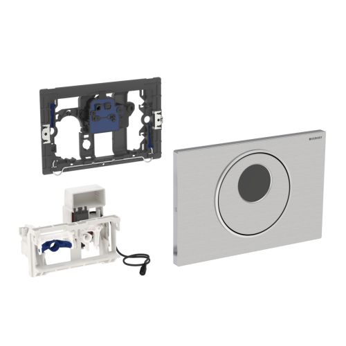 ΠΛΑΚΕΤΑ ΦΩΤΟΚΥΤΤΑΡΟΥ SIGMA 10 GEBERIT 115.856.SN.6 INOX