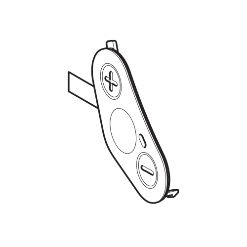 ΠΙΝΑΚΑΣ ΕΛΕΓΧΟΥ ΛΕΚΑΝΗΣ AQUACLEAN TUMA 243.513.11.1 ΛΕΥΚΟΣ GEBERIT