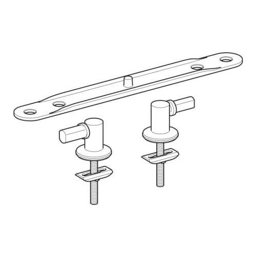 SET OF HINGES FOR WC SEAT 598138000 GEBERIT