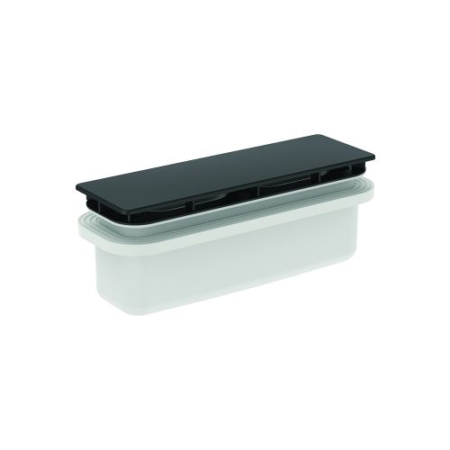 ΒΑΛΒΙΔΑ ΝΤΟΥΖΙΕΡΑΣ ΟΡΘΟΓΩΝΙΑ ULTRA FLAT SILK BLACK ΧΡΩΜΕ T4493V3 IDEAL