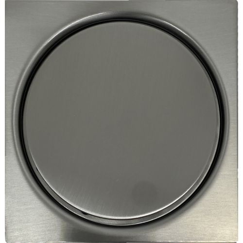 ΣΧΑΡΑΚΙ ΑΣΦΑΛΕΙΑΣ 12x12cm ΤΕΤΡΑΓΩΝΟ NICKEL BRUSHED PICCADILY