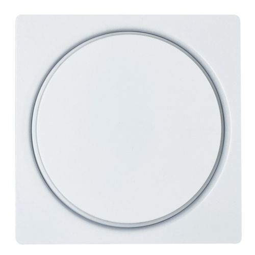 FLOOR DRAIN SQUARE SAFETY 12x12cm WHITE PICCADILLY