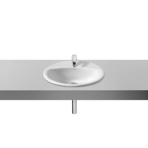 ΝΙΠΤΗΡΑΣ ΕΝΘΕΤΟΣ ALOA ΣΤΡΟΓΓΥΛΟΣ 56x47,5cm ΛΕΥΚΟΣ ROCA