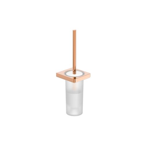 WALL MOUNTED TOILET BRUSH ROSE GOLD TEMPO ROCA