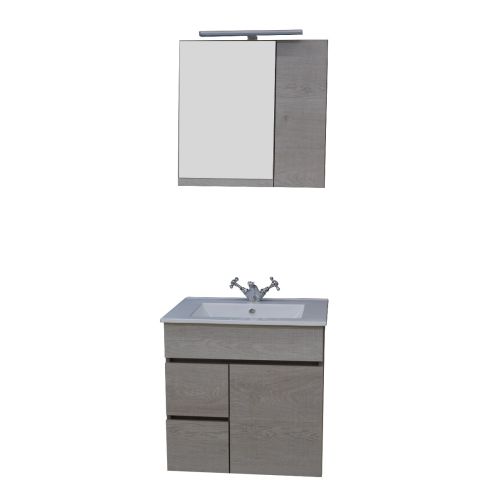 ΒΑΣΗ ΕΠΙΠΛΟΥ ΜΠΑΝΙΟΥ 60cm ΑΛ ΑΡΙΕΛΑ ΚΡΕΜΑΣΤΗ ΧΡΩΜΑ GLOSS 6240