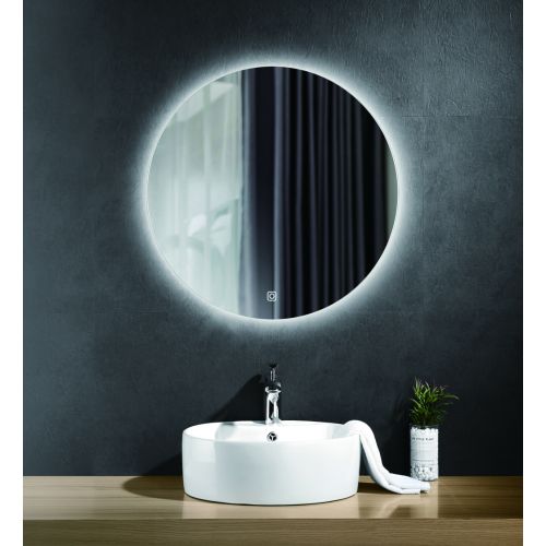 ΚΑΘΡΕΠΤΗΣ ΜΠΡΟΝΖΕ 60Ν9 80cm ΜΕ LED ΣΤΡΟΓΓΥΛΟΣ