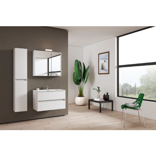 ΣΕΤ ΕΠΙΠΛΟΥ ΜΠΑΝΙΟΥ 3ΤΜΧ COSMOS 80cm ΛΕΥΚΟ PICCADILLY