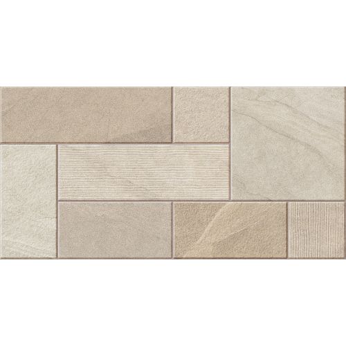 PORCELAIN TILE ROMANA TAUPE RLV R11 60x120cm MAT RECTIFIED 1ST QUALITY
