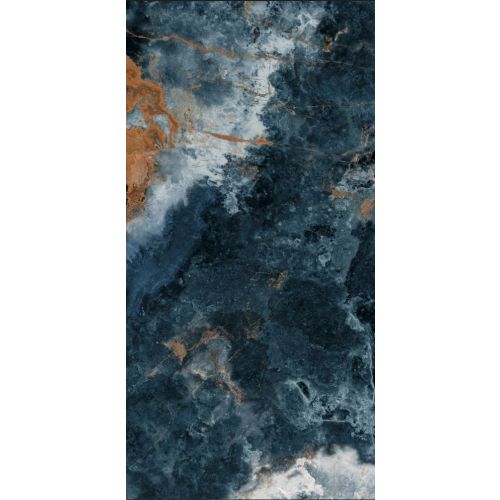 PORCELAIN TILE OCEAN BLUE 6mm 160x320cm POLISHED RECTIFIED FIRST QUALITY