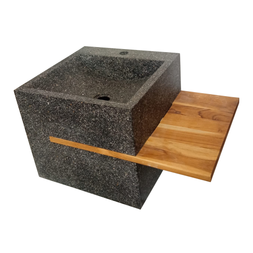 ΝΙΠΤΗΡΑΣ ΚΡΕΜΑΣΤΟΣ ΧΑΝΓΚΙΝΓΚ ΜΑΥΡΟΣ ΜΕ ΞΥΛΟ 40x40cm PICCADILLY