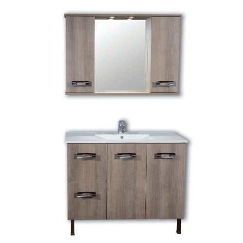 ΒΑΣΗ ΕΠΙΠΛΟΥ ΜΠΑΝΙΟΥ ΑΛ ΙΡΙΣ 90cm ΧΡΩΜΑ 523 ΤΣΙΜΕΝΤΟ