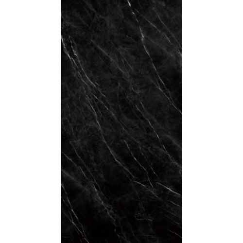 GRANITE TILE NERO MARQUINA A 6mm 160x320cm POLISHED SECOND CHOICE