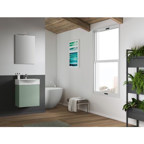 BATHROOM FURNITURE SET 4-PIECE ΜΙΝΙ50s THYME GREEN PICCADILLY