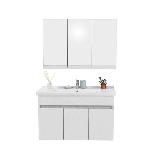 ΚΑΘΡΕΠΤΗΣ ΜΠΑΝΙΟΥ 100cm ΜΑ ΜΟΝΑ ΧΡΩΜΑ ΛΕΥΚΟ