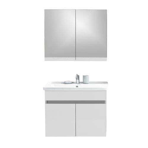 ΒΑΣΗ ΕΠΙΠΛΟΥ ΜΑ ΜΟΝΑ 80cm ΚΡΕΜΑΣΤΗ ΛΕΥΚΗ