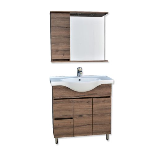 ΚΑΘΡΕΠΤΗΣ ΜΠΑΝΙΟΥ 80cm ΑΛ ΟΡΙΑΝΑ ΔΕΞΙΟΣ ΜΕ ΣΠΟΤ ΧΡΩΜΑ 389