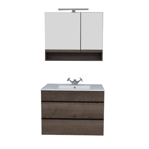 ΚΑΘΡΕΠΤΗΣ ΜΠΑΝΙΟΥ ΑΛ ΡΟΜΙΝΑ 80cm ΜΕ ΑΠΛΙΚΑ ΧΡΩΜΑ SUPER MAT S028