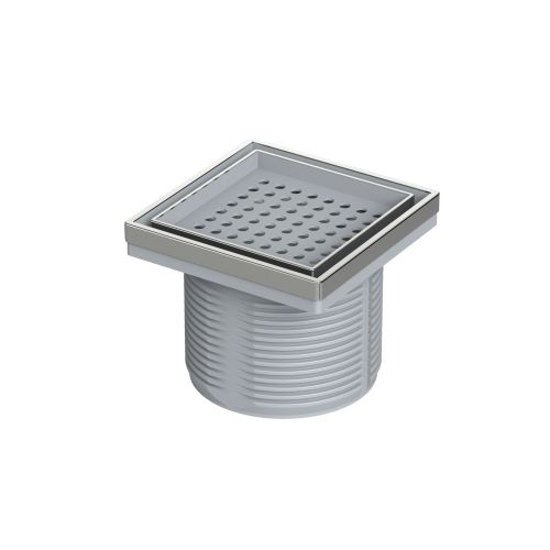 ΣΧΑΡΑΚΙ ΝΤΟΥΖΙΕΡΑΣ ELIT ΤΕΤΡΑΓΩΝΟ ΙΝΟΞ 10x10cm