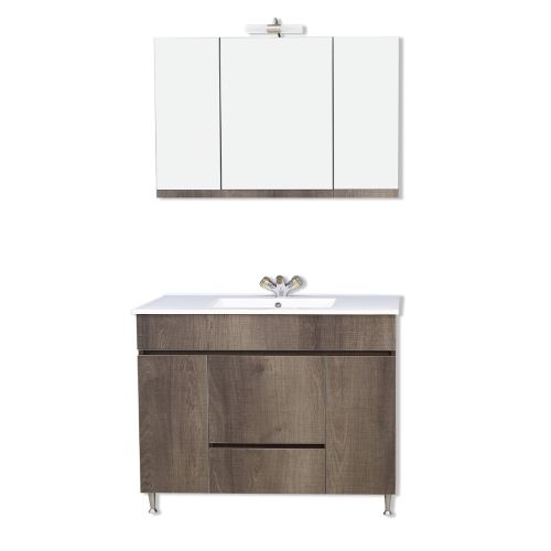 ΒΑΣΗ ΕΠΙΠΛΟΥ ΜΠΑΝΙΟΥ 100cm ΑΛ ΣΕΛΒΑ ΧΡΩΜΑ GLOSS 6159