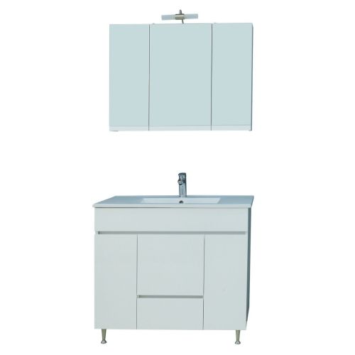 ΚΑΘΡΕΠΤΗΣ ΜΠΑΝΙΟΥ ΑΛ ΣΕΛΒΑ 80cm ΔΕΞΙΟΣ ΜΕ ΑΠΛΙΚΑ ΧΡΩΜΑ GLOSS 6198