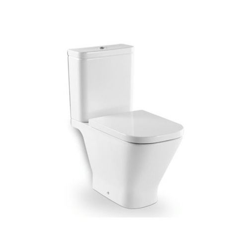 TOILET PACK GAP CLOSE-COUPLED HORIZONTAL OUTLET WITH CISTERN AND SOFT CLOSE COVER ROCA