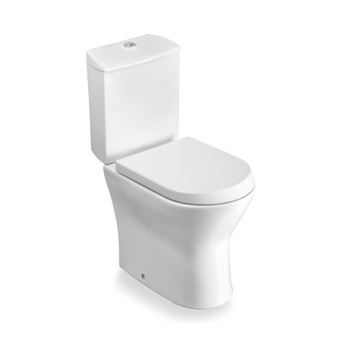 TOILET PACK NEXO CLOSE-COUPLED HORIZONTAL OUTLET WITH CISTERN AND SIMPLE COVER ROCA