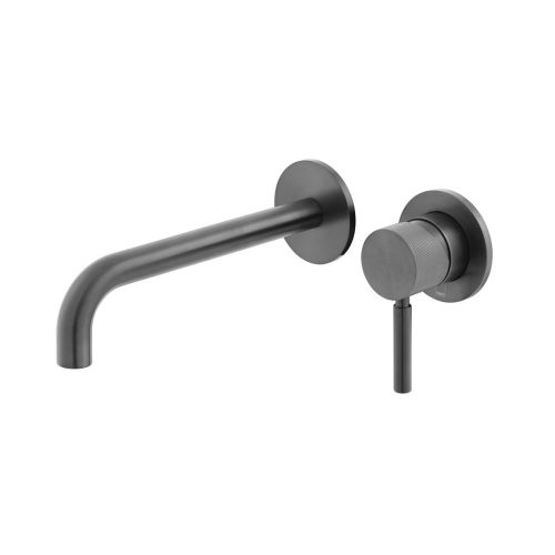 WALL MOUNTED WASHBASIN MIXER ORIGINS ACCENTS BRUSHED BLACK PVD